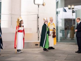 Scholz empfängt Sternsinger im Kanzleramt