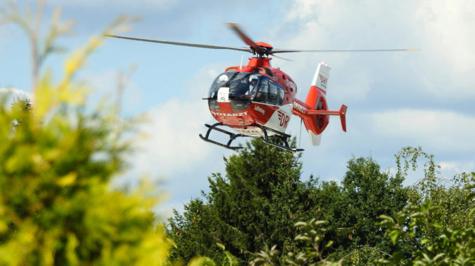 Symbolbild: Rettungshubschrauber - Bild: DRF Luftrettung/CC BY 2.0