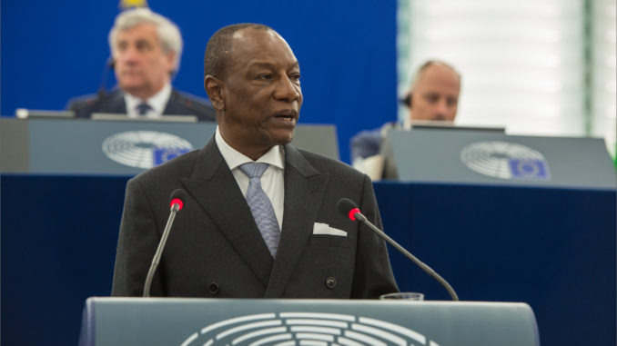 Archivbild: Alpha Condé - Bild: European Union 2018 - European Parliament