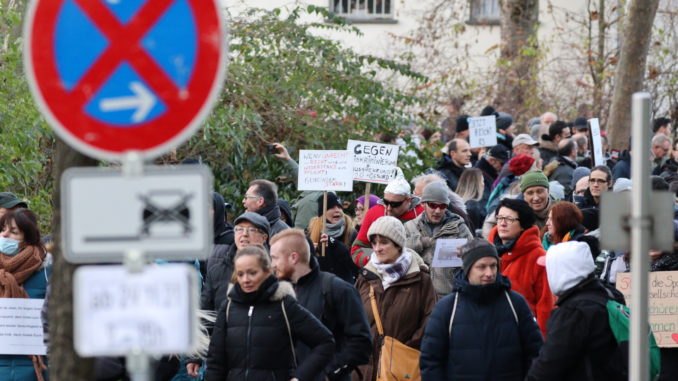 Querdenken-Demo - Bild: Aldoe Raine/CC BY 2.0