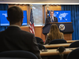 Blinken warnt vor Gefahren für weltweite Sicherheitsordnung durch Ukraine-Konflikt