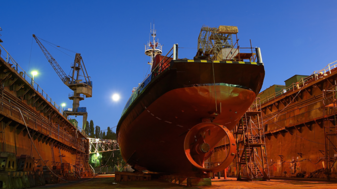 Symbolbild: Schiffswerft