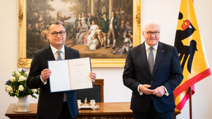 Joachim Nagel und Frank-Walter Steinmeier - Bild: Bundespresseamt/Steffen Kugler