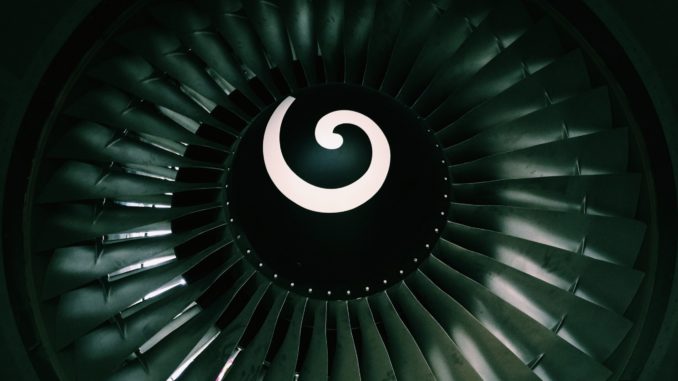 Flugzeugturbine - Bild: doondevil via Twenty20