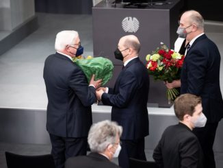 Scholz würdigt Steinmeier als „richtigen Präsidenten genau zur richtigen Zeit“