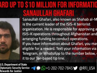 USA loben Kopfgeld auf Anführer Ghafari von afghanischem IS-Ableger aus