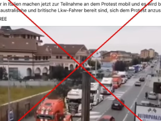 Zeigt dieses Video aktuelle Proteste in Italien?