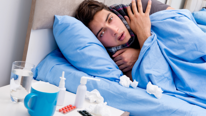 Kranke Mitarbeiterin