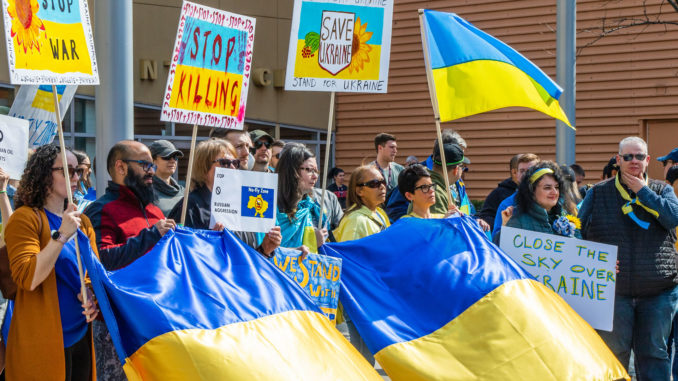 Protest gegen den Krieg in der Ukraine - Bild: Paul Becker/Becker1999/CC BY 2.0