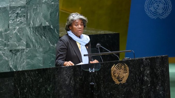 Linda Thomas-Greenfield - Bild: UN Photo/Loey Felipe