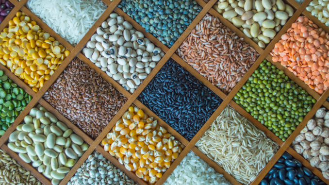 Hülsenfrüchte und Getreide