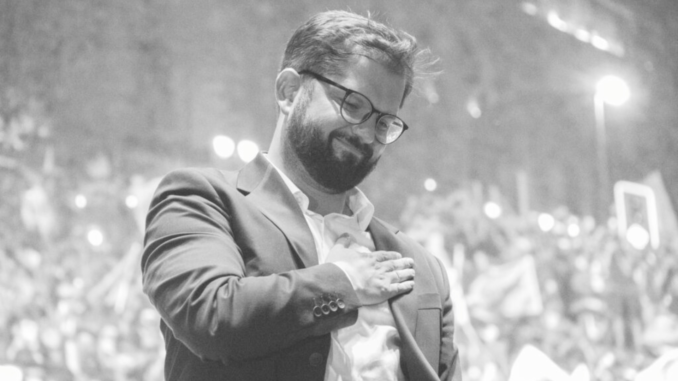 Gabriel Boric - Bild: Paulo Slachevsky CC BY-NC-SA