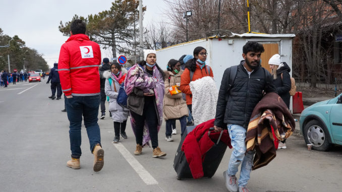 Flüchtlinge aus der Ukraine - Bild: Türkischer Roter Halbmond / IFRK
