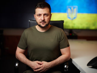 Selenskyj mit US-Ministern in Kiew zusammengetroffen