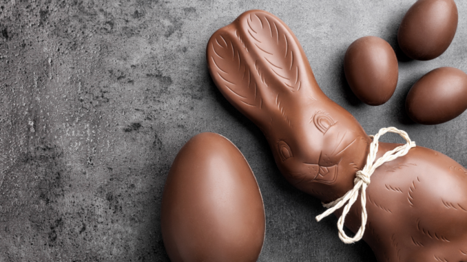 Schokoladenhase und Schokoladeneier