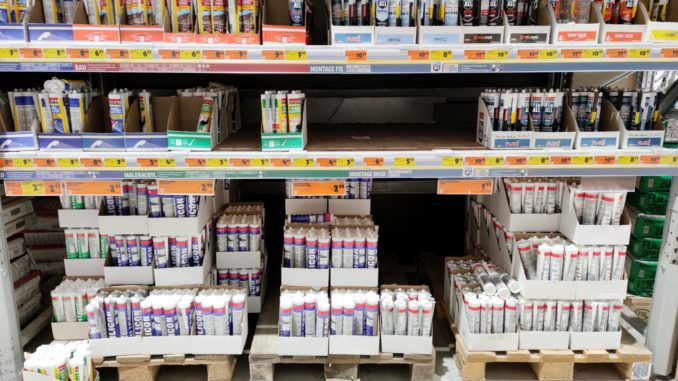 Silikon in einem Baumarkt - Bild: über dts Nachrichtenagentur