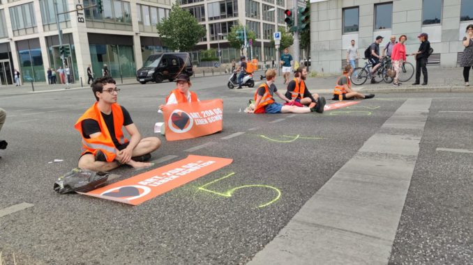 Protest von "Letzter Generation" am 19.06.2023 (über dts Nachrichtenagentur)