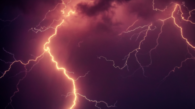 Heftiges Gewitter (über cozmo news)