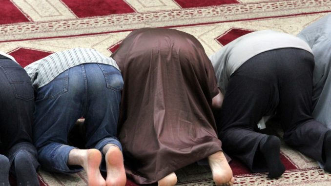 dts_image_7967_bkqiiesfho Gläubige Muslime beim Gebet in einer Moschee (Archiv) (über dts Nachrichtenagentur)