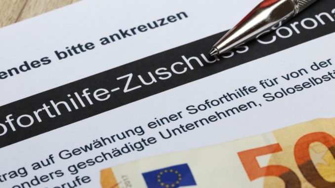 Corona-Hilfe-Antrag (über cozmo news)