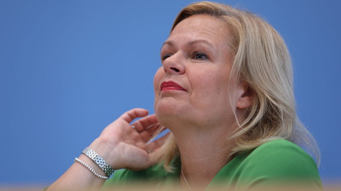 Nancy Faeser (Archiv) (über dts Nachrichtenagentur)