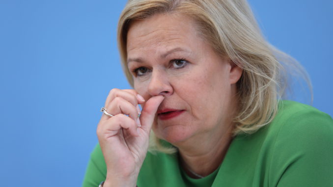 Nancy Faeser (Archiv) (über dts Nachrichtenagentur)