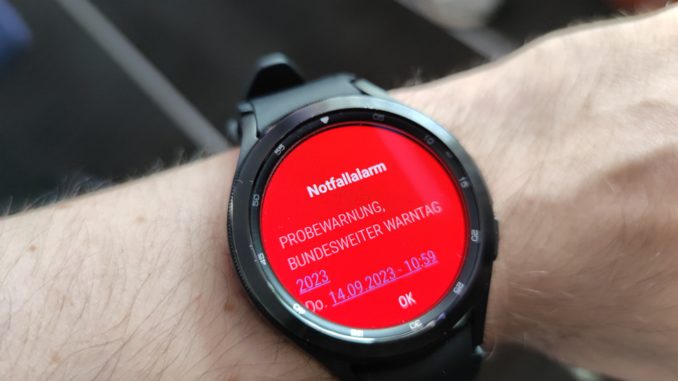 Bundesweite Probewarnung am 14.09.2023 (über dts Nachrichtenagentur)