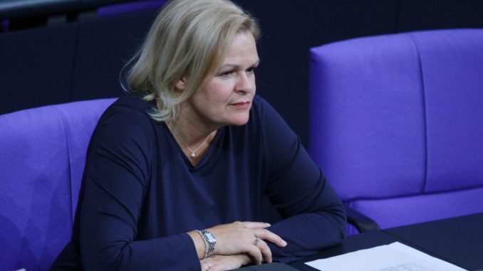 Nancy Faeser (Archiv) (über dts Nachrichtenagentur)