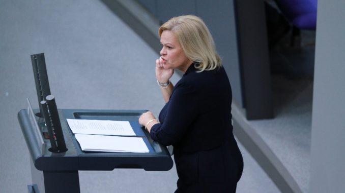 Nancy Faeser (Archiv) (über dts Nachrichtenagentur)