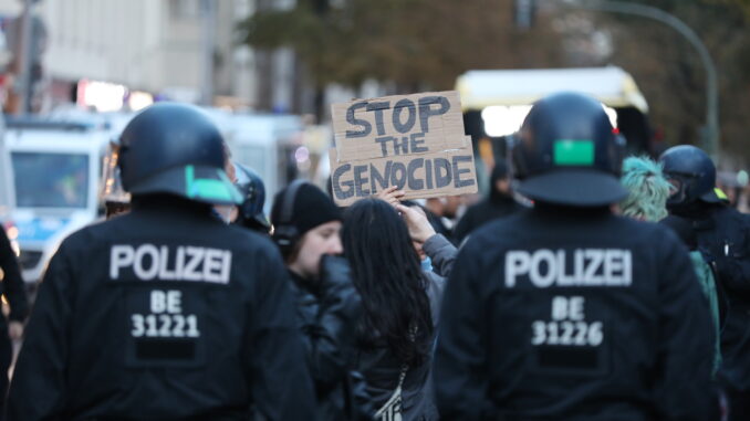 Verbotene Pro-Palästina-Demo (Archiv) (über dts Nachrichtenagentur)
