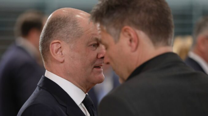 Olaf Scholz und Robert Habeck am 06.11.2023 (über dts Nachrichtenagentur)