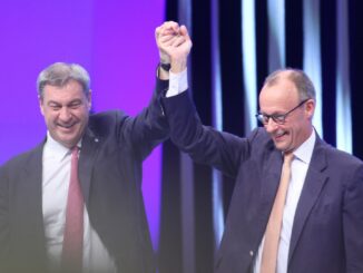 Söder bezeichnet Merz als „Favorit“ für Unions-Kanzlerkandidatur