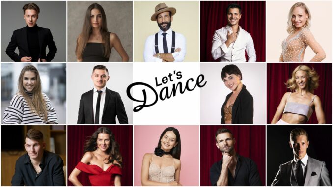 2A461 Let's Dance-Profitänzer mit Logo (über RTL)