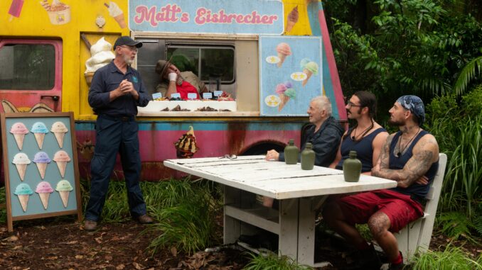 Ich bin ein Star - Holt mich hier raus! Dr. Bob, Ranger Matt, Heinz Hoenig, Fabio Knez, Mike Heiter (über RTL / Stefan Thoyah)