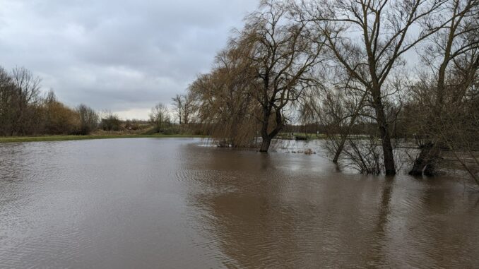 dts_image_28572_kacgkkfakr Hochwasser an der Helme am 04.01.2024 (via dts Nachrichtenagentur)