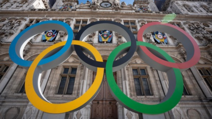 Olympische Ringe (über @Paris2024)