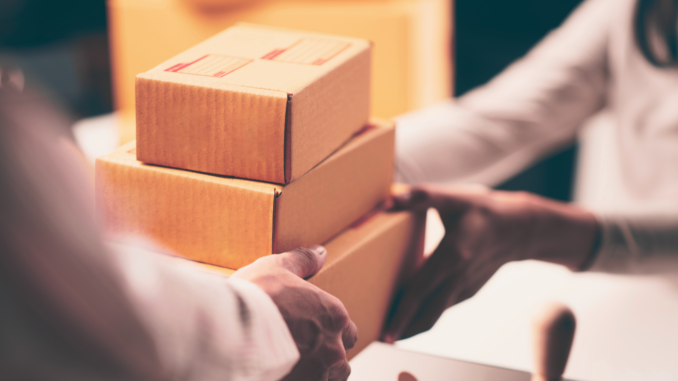 Paketübergabe (über greenleaf123)