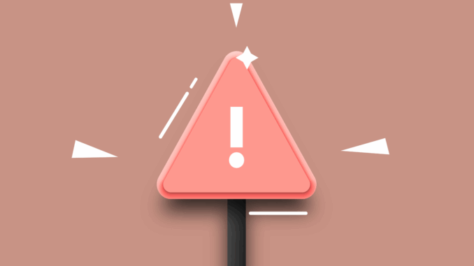 Warnschild (über Monstera Production)