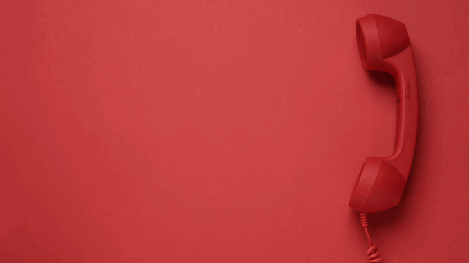 Rotes Telefon (über cozmo news)