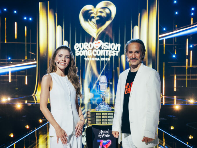 Kristallerbin trifft Eberhoferkrimi: Das ist das ESC-Moderationsduo 2026